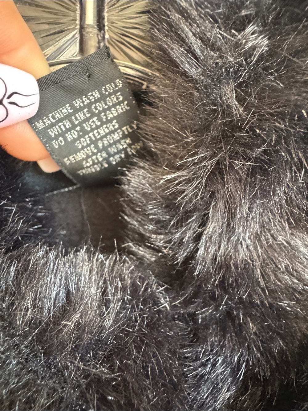 Fur Trim Cape - Picture 11 of 11